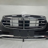 ABS durable de qualité supérieure 2021-2024 pour classe E W213 E350 E300 mise à niveau extérieure à ajustement direct Kit de carrosserie de grilles de contour de pare-chocs avant