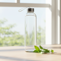 Bouteille d'eau en plastique classique en gros à prix abordable, sans BPA, anti-fuite, transparente, réutilisable, vente en gros Chine YEKEA YKPL018