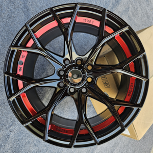 En Stock, Llantas de Aleación de Aluminio de 15 Pulgadas, 65J 8J, 4 Orificios, 100/114.3 PCD, Multirradio, para <span class=keywords><strong>Fiesta</strong></span> AE101, Calidad Premium - Product Image 3