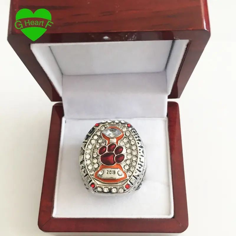 O campeonato anéis caixas belas caixa de anel de madeira e caso de exibição