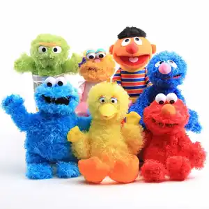 ホットセールキッズ漫画セサミストリートぬいぐるみELMO BIG BIRD COOKIE MONSTERぬいぐるみぬいぐるみ