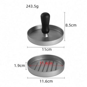 Utensilios para Barbacoa, Prensa para Hamburguesas Antiadherente de Forma Redonda, Molde para Hacer Hamburguesas, Prensa para Carne, Prensa para Filetes de Res, Prensa para Hamburguesas - Product Image 6