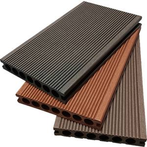 Террасная доска из древесно-полимерного композита (ДПК) глубокого коричневого цвета, цельная, для наружного применения, напольное покрытие, WPC-доска - Product Image 1