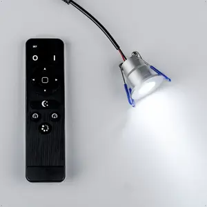 LED-Einbaus trahler 3 Watt-Komplett set mit 10 Spots - Dimm bares Mini-LED-Down light mit Fernbedienung beleuchtung