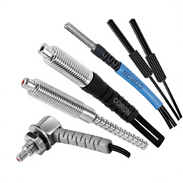 CORON FDG FTG High Temperature Resistant Fiber Optic Sensor Diffusion/Through-beam Sensor for Metal Manufacturer and Power Plant
