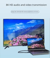 Câble de données USB4 Type-C 8K HD haute vitesse avec charge rapide 5A compatible Thunderbolt 3 pour ordinateur et imprimante