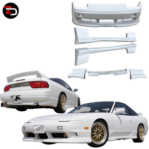 Kit de Carrocería Estilo <span class=keywords><strong>X</strong></span> Más Vendido, Faldones Laterales, Parachoques Delantero y Trasero para Silvia 180SX 200SX 240SX S13 1989-1993 - Product Image 1
