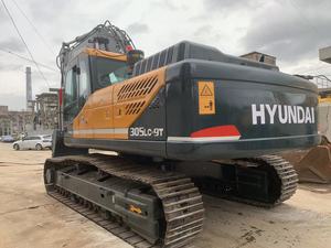 Excavatrice sur chenilles Hyundai R305LC-9T d'occasion, 30 tonnes, moteur hydraulique Cummins, boîte de vitesses PLC, à vendre - Product Image 4
