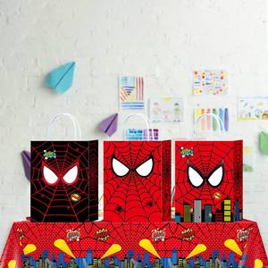 Sac en papier kraft sur le thème <span class=keywords><strong>Spider</strong></span> <span class=keywords><strong>Man</strong></span> pour cadeaux de Noël - Product Image 4