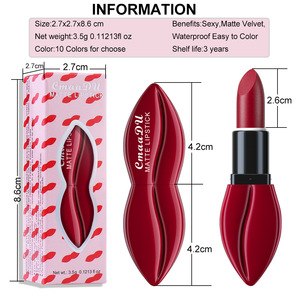 <span class=keywords><strong>Rouge</strong></span> à lèvres longue tenue anti-adhésif nude, cosmétiques de maquillage pour femme, vente en gros, nouveau <span class=keywords><strong>rouge</strong></span> à lèvres mat velours sexy, best-seller - Product Image 6