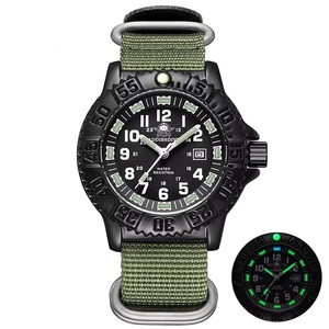 Top classique bracelet en <span class=keywords><strong>Nylon</strong></span> hommes luxe étanche lumineux montre-bracelet horloge Relogio Masculino Sports de plein air montres E0145 - Product Image 1