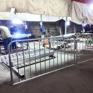 Cina produttore all'ingrosso di metallo portatile barriera per eventi barricate nere controllo della folla della strada barriera di sicurezza scherma - Product Image 3