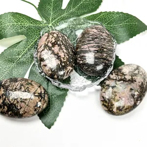 Groothandel Natuurlijke Healing Stones Amethist Clear Rose Quartz Crystal Palm Steen