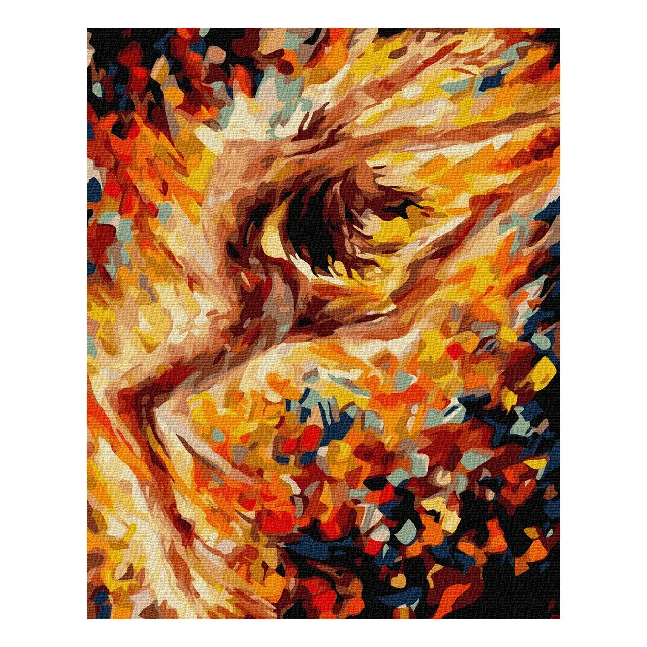 Abstract naked portrait dancing youth oil painting, 40*50 DIY decorative painting by numbers, art style adult canvas painting