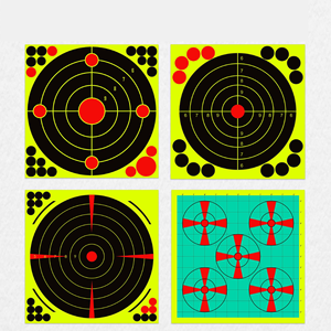 Dericsson Yellow Shooting Target Paper Target 12x12 Splatter para todo el entrenamiento de tiro - Product Image 3