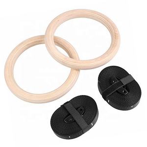 <span class=keywords><strong>Powerman</strong></span> – anneaux de gymnastique en bois de 32mm avec sangles réglables - Product Image 5