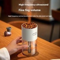 7 couleurs lampe volcan humidificateur restant volume d'eau visualisation voiture humidificateur aromathérapie Machine