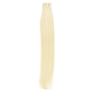 K.SWIGS Extensions de cheveux naturels vierges à 100 %, cuticules alignées, ultra-fines, douces, légères, sûres, réutilisables, longueur et couleur personnalisables, trame en soie avec colle - Product Image 2