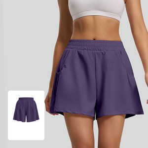 Shorts de sport polyvalents pour femmes, adaptés à la salle de sport, à la <span class=keywords><strong>danse</strong></span>, aux entraînements de saut et aux sorties décontractées - Product Image 4