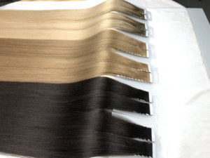 Extensions de cheveux humains russes Remy double drawn plus résistantes, prix de gros, couleur personnalisée, extensions à bandes adhésives - Product Image 5