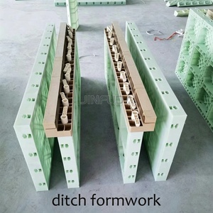 Pour la <span class=keywords><strong>construction</strong></span> de canaux et de fossés en béton, coffrage en plastique réutilisable avec formes personnalisables - Product Image 4