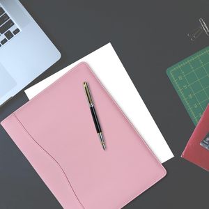 Hot bán fille thư mục cá nhân da danh mục đầu tư màu hồng <span class=keywords><strong>padfolio</strong></span> với chất lượng cao cho người phụ nữ - Product Image 6