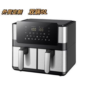 Freidora de Aire Inteligente de 8L con Doble Cámara, Horno Eléctrico con Pantalla Táctil y Revestimiento Antiadherente de PTFE para Uso Doméstico - Product Image 5