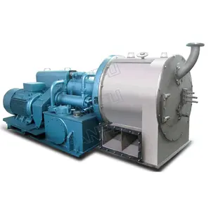 Máquina horizontal automática do centrifugador do empurrador do filtro do parafuso do Hr para a produção desidratação sal
