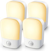 Lampes de nuit miniatures LOHAS à brancher, luminosité réglable, capteur de lumière crépusculaire, veilleuse LED pour chambre à coucher, couloir
