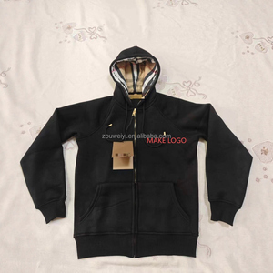 <span class=keywords><strong>Felpa</strong></span> con <span class=keywords><strong>Cappuccio</strong></span> Casual <span class=keywords><strong>Vintage</strong></span> con Zip, Traspirante in Cotone con Logo Frontale per Uomo e Donna - Product Image 6