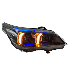 Pour E60 2003-2009 523i 530i Phare LED avec lentille <span class=keywords><strong>de</strong></span> projecteur, Angel Eye DRL, accessoires automobiles 12V, neuf - Product Image 2