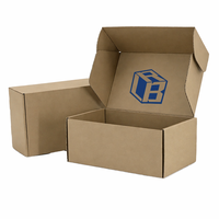 Caja de Cartón Corrugado Reutilizable, Impermeable, Biodegradable y Ecológica de 3 mm para Transportar y Almacenar Diversos Productos