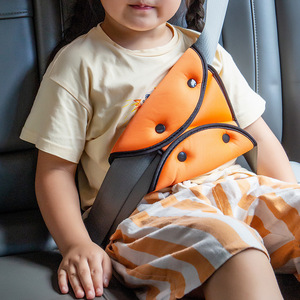 Cinturón de seguridad para niños, almohadillas triangulares para los hombros, accesorio de seguridad para coche para niños de 2 a 3 años, cuero Artificial, capacidad de carga de 12kg - Product Image 1