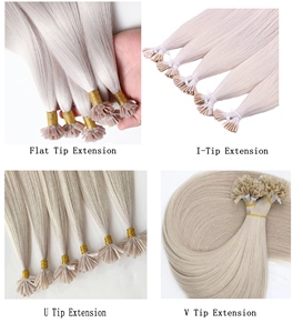 Extensions <span class=keywords><strong>de</strong></span> cheveux humains Remy russes blonds <span class=keywords><strong>de</strong></span> qualité supérieure, 100 % cuticules alignées, pointes plates, pour <span class=keywords><strong>salon</strong></span> <span class=keywords><strong>de</strong></span> <span class=keywords><strong>coiffure</strong></span> - Product Image 2