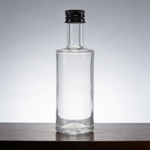 Botellas <span class=keywords><strong>de</strong></span> Vidrio Personalizadas al por Mayor <span class=keywords><strong>de</strong></span> 50 ml para <span class=keywords><strong>Vodka</strong></span>, Whisky, Brandy, Vino, Jugo, Tequila, con Impresión Serigrafiada, para Chocolate, Dulces y Gelatina - Product Image 1