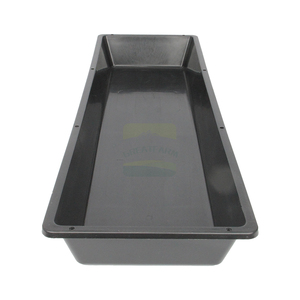 Abreuvoir pour moutons en <span class=keywords><strong>plastique</strong></span> PP noir de 1 m pour l'élevage du bétail, durable, résistant aux UV, abreuvoir pour animaux - Product Image 4