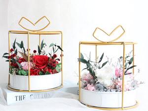 Decoración de lujo para el hogar flor Rosa conservada regalo de novedad hecho a mano para graduación estatuilla de Navidad juguete para el Día de San Valentín - Product Image 6