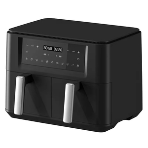Friteuse à air double 9L avec fenêtre transparente 2000W, friteuse numérique intelligente à double panier, friteuse à air double visible 8L 10L - Product Image 6