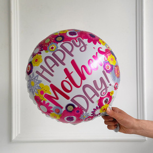 Palloncini Rotondi in Foil Colorati Personalizzati da 18 Pollici per la Festa della Mamma, Palloncini a Forma di Cuore per Regalo alla Mamma, Decorazioni per la Festa della Mamma - Product Image 3
