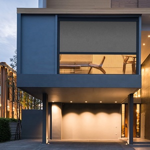 Tende parasole antivento motorizzate per balcone Patio esterno con pista Zip - Product Image 1