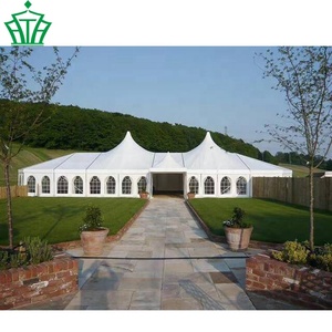 Tente de réception de luxe <span class=keywords><strong>pour</strong></span> <span class=keywords><strong>mariage</strong></span>, design personnalisé, toit haut - Product Image 4