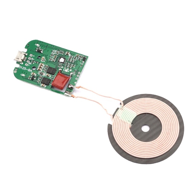 TYPE-C MICRO-USB 5V 9V 5W-15W Wireless Charger Module Transmitter PCBA Circuit Board Coil Standard Wireless Charging