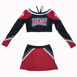 2023 novos trajes de cheerleading com boa qualidade e preço de fábrica