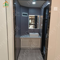 Maison capsule préfabriquée de luxe en acier étanche, écologique, pour hôtel, chambre, solution de logement mobile extérieur