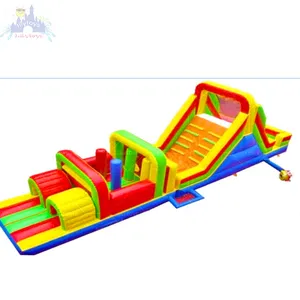 Lilytoys 2024 le parcours d'obstacles gonflable extérieur commercial défie le jeu de fête gonflable adulte