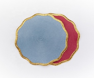 2024 New <span class=keywords><strong>PP</strong></span> với vàng cạnh cho bàn ăn tấm giáng sinh bảng <span class=keywords><strong>mat</strong></span> - Product Image 3