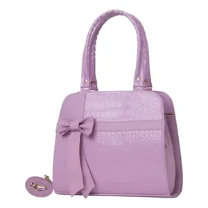 Bolso Tote Casual para Mujer Fana Coraima, Gran Capacidad, Diseño de Cocodrilo, Decoración con Lazo, Forro de PU, Dos Asas, Uso Diario - Product Image 1