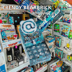 Nouvelle arrivée pour Bearbrick 7cm dessin animé ABS blocs de construction à la mode ours marée figurine poupée ornements pour <span class=keywords><strong>cadeau</strong></span> article chaud - Product Image 3