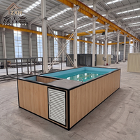 Conteneur de piscine modulaire à exportation directe, conteneur de piscine en conteneur maritime