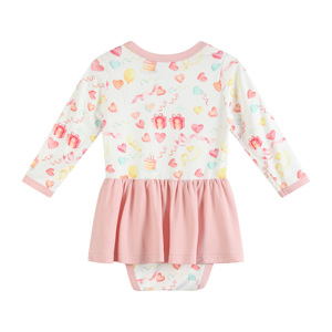 Combinaison pour bébé à manches longues, imprimée, rafraîchissante, à fermeture boutonnée, en fibre de bambou douce et respirante, <span class=keywords><strong>OKIDS</strong></span> - Product Image 3